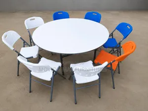 Friendly Round Table Foldable Table