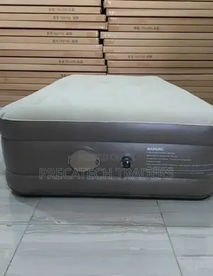 Double Size Inflatable Air Bed With Built-in Pump