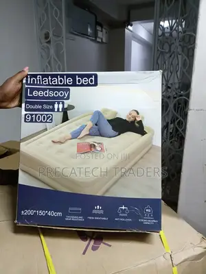 Portable Double Air Mattress for Home Camping