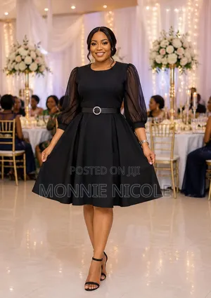 Black Decent Dresses for Funerals