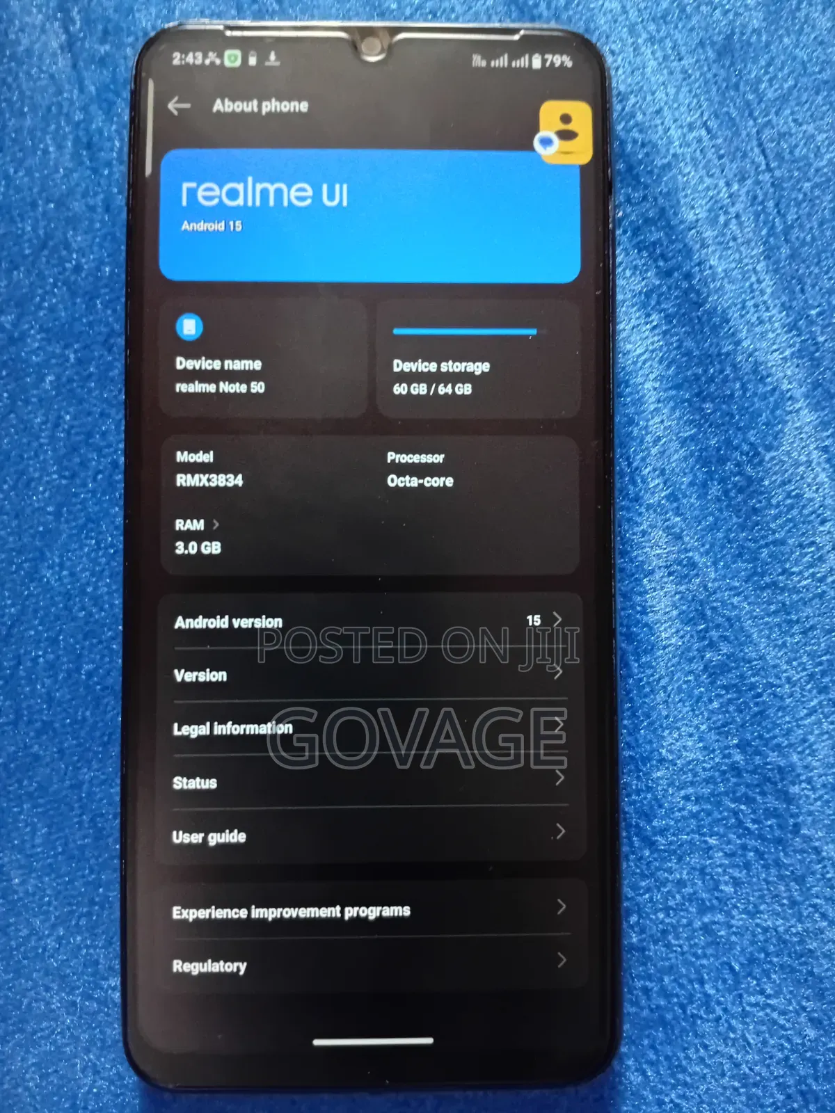 Realme Note 50 64 GB Gray