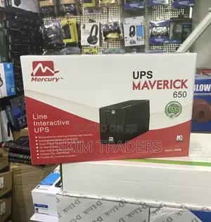 Mercury 650VA UPS With AVR 2 Outlets 390W Backup