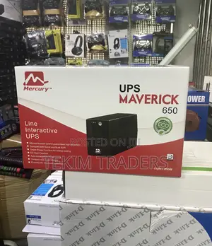 Mercury 650VA UPS 390W AVR 2 Universal Outlets