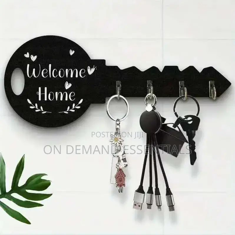 Wall Mounted Decorative Wooden Key Organizer