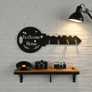 Wall Mounted Decorative Wooden Key Organizer