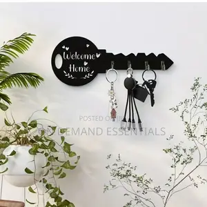 Wall Mounted Decorative Wooden Key Organizer