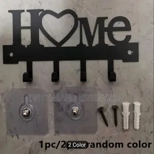 Wall Mounted Home Love Shape Key Holder Rack