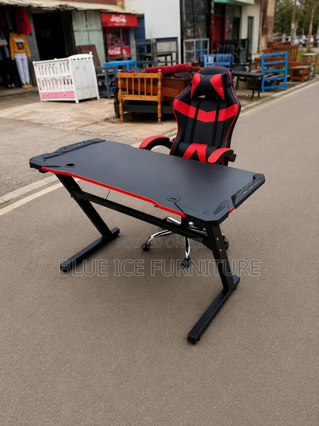 Modern Gaming Workstation Desk Set