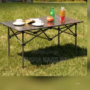 Metallic Camping Table on Offer