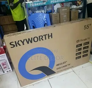 Skyworth 55 Inch UHD Smart Google TV | Frameless Design | Netflix