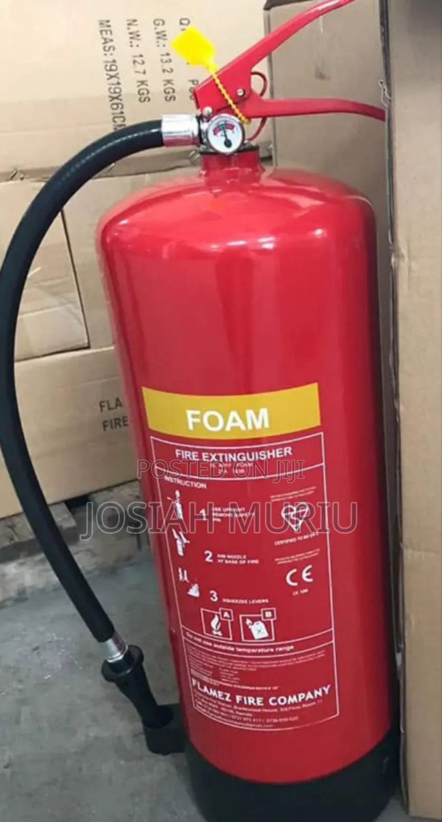 6 Litres Foam Fire Extinguisher