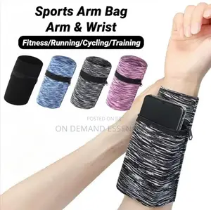 Sports Cycling Wristband Arm Bag Zipper Running Bags Lightweight