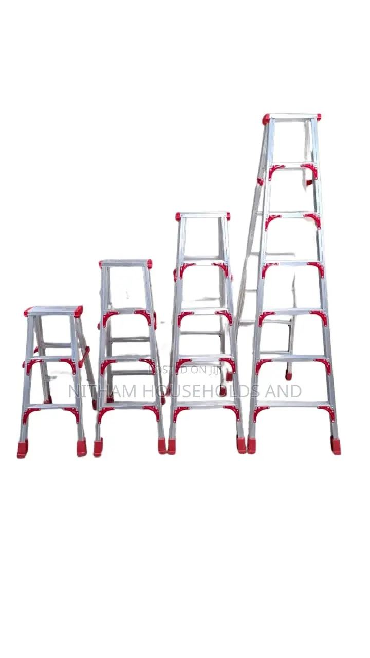 Double Sided Aluminum Step Ladders