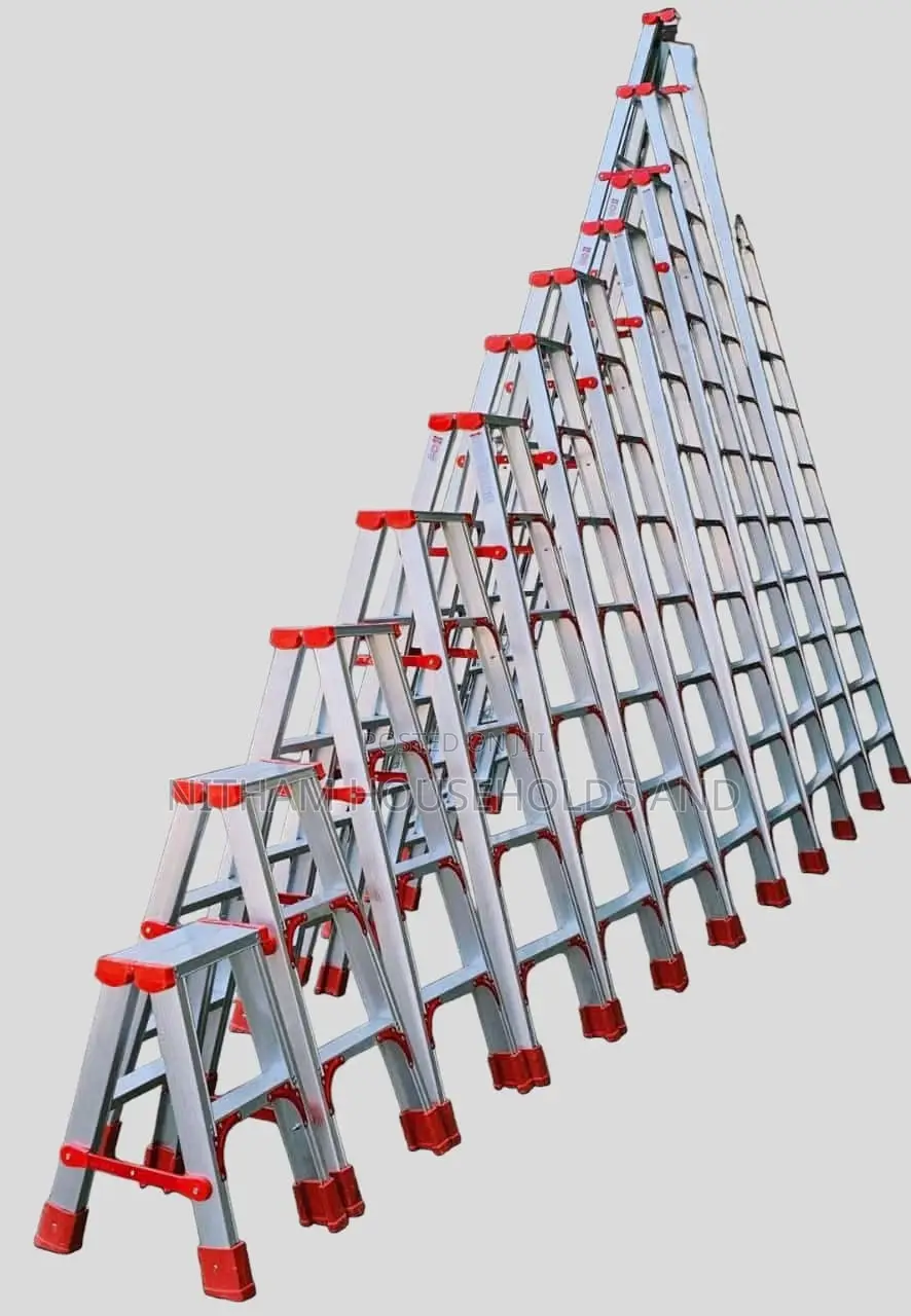 Double Sided Aluminum Step Ladders