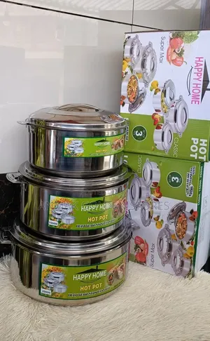 Happy Home Hot Pots 3pcs Big Size