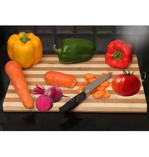 Bamboo Wooden Chopping Board for Kitchen | Thick Heavy Cutting Board