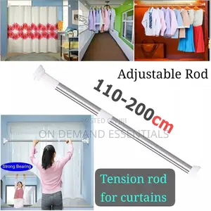 Clothes Hanger, Retractable Rod, Curtain Steel Rod