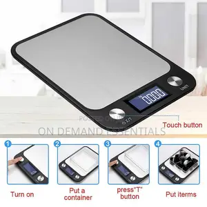 Updated Kitchen Scale, Large Weighing Panel, Weight Loss, Baking
