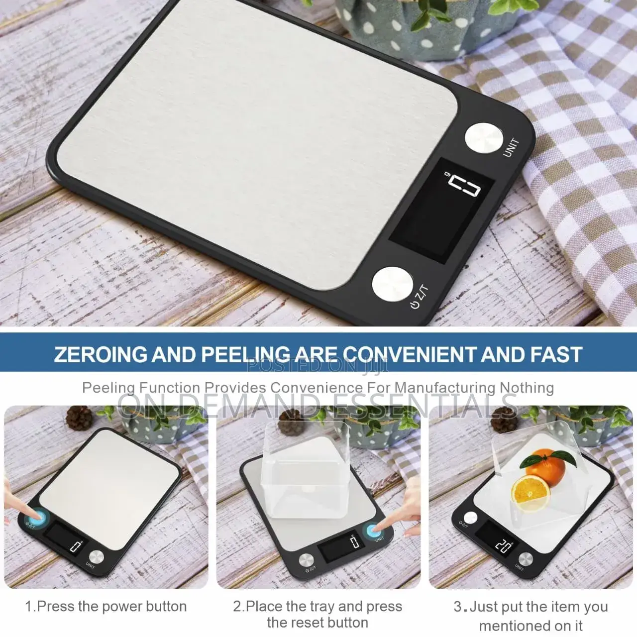 Updated Kitchen Scale, Large Weighing Panel, Weight Loss, Baking