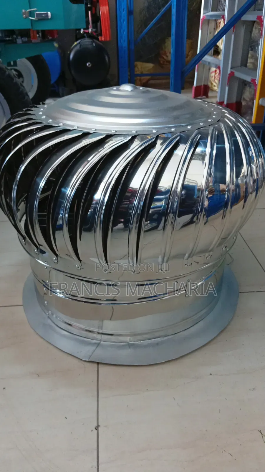 Cyclone Vents Wind Driven