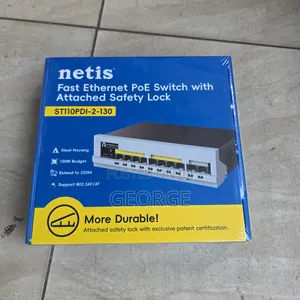 Netis 8-Port Fast Ethernet Switch With PoE Extended Mode