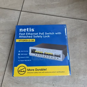 Netis 8+2 Port PoE Network Switch 120W for CCTV IP Cameras