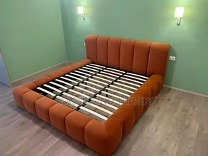 5x6 Burnt Orange Bubble Bed