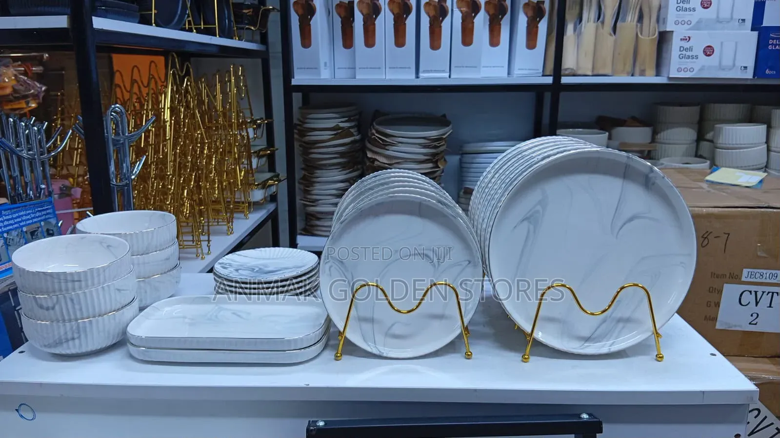 Elegant European Porcelain 26pcs Dinner Set