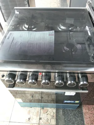 Haier 4 Burner Cooker All Gas With Wok Burner and Gas Leak Sensors