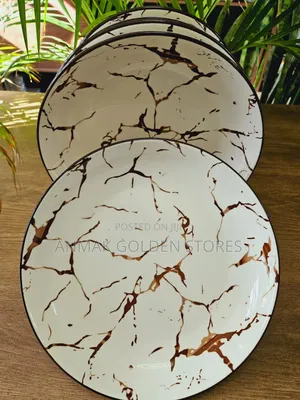 High Quality Ceramic Dinner Plate in Stock 6pcs at 1400