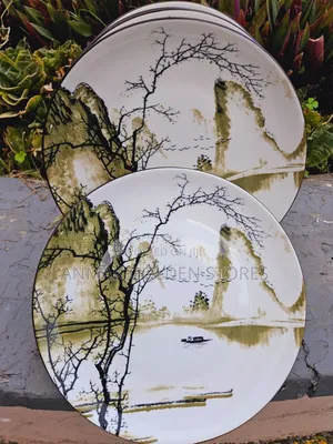 *Beautiful Ceramic Dinner Plate 6pcs at 1400* Anmak