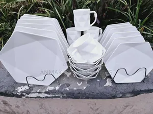24 PCS Hexagonal Dinner Set