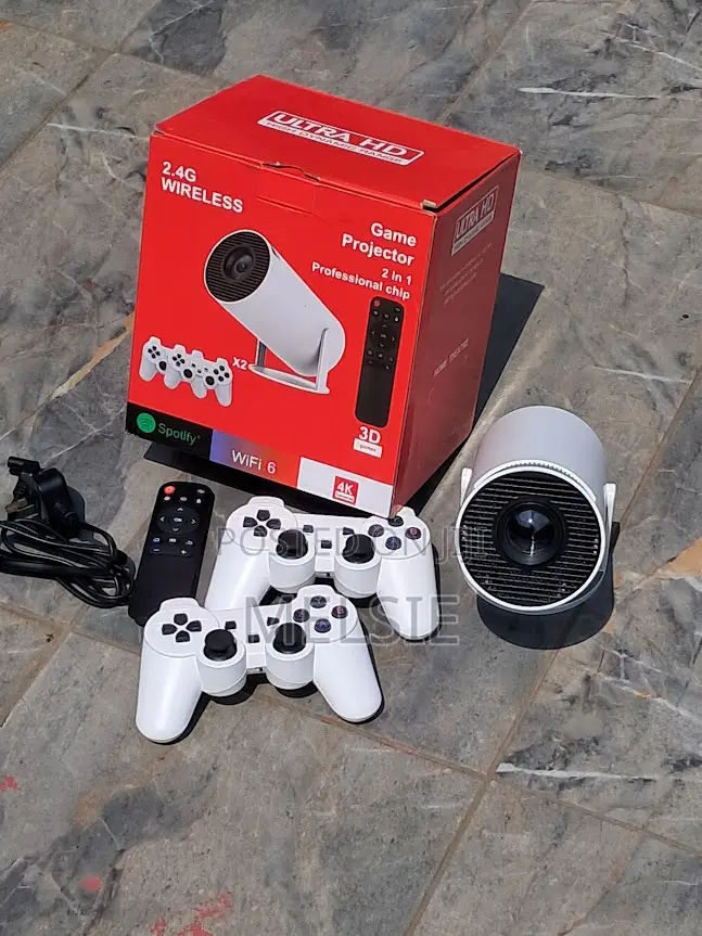 Compact Portable Projector With Built-in Games