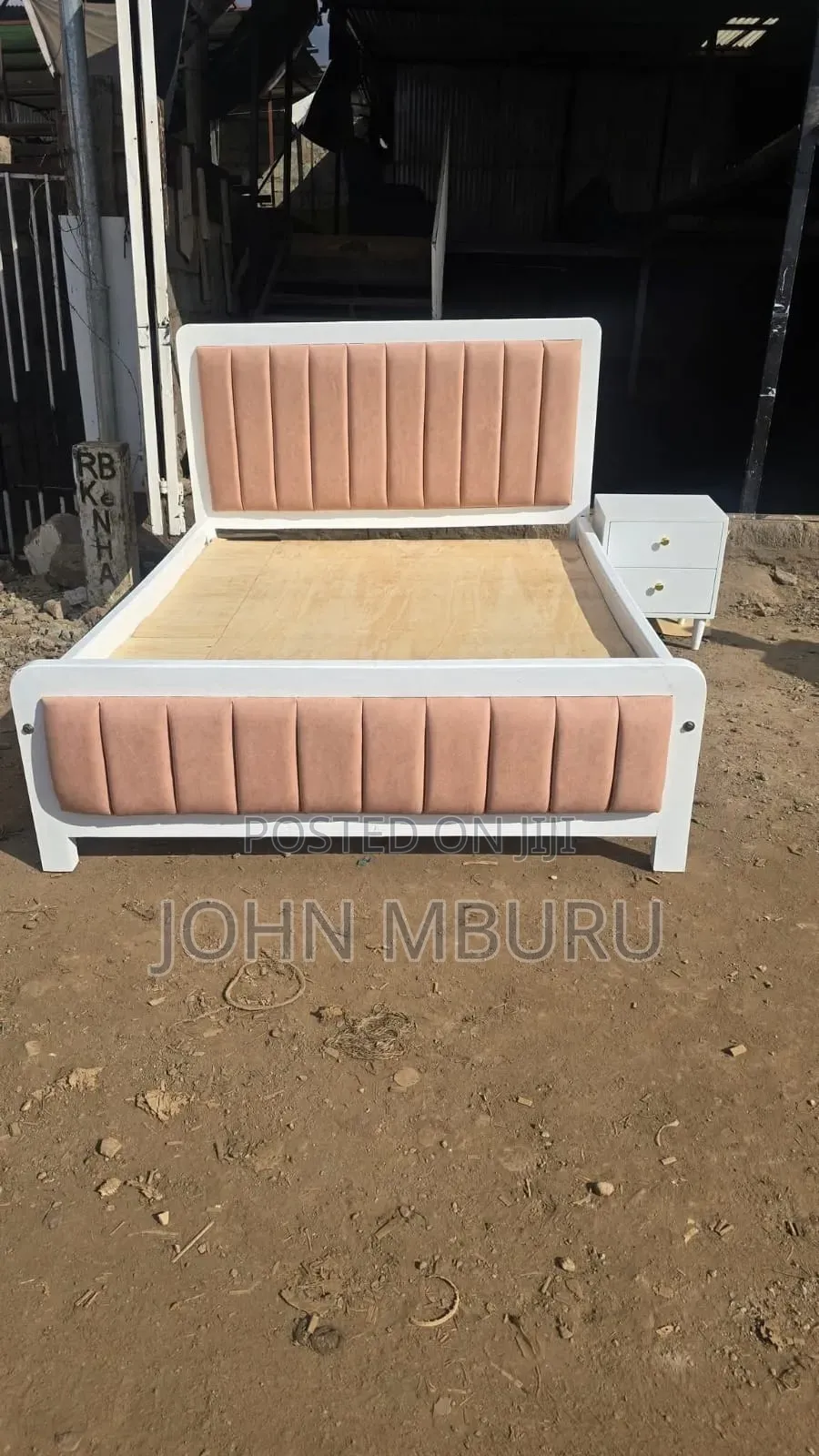 Pale Pink With White Frame