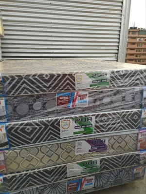 5 by 6 8 Plain Jumbo Poa Vitafoam Mattress:Plain Cover