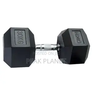 Heavy Duty Hex Dumbbells – Anti-Roll Design