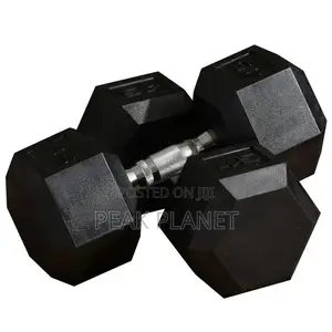 Gym Dumbbells Rubber Coated – 350 Per Kg