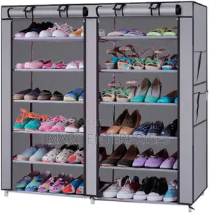 6-Tier Shoe Rack, Shoes Storage Cabinet Hold 40 Pairs of Shoes,