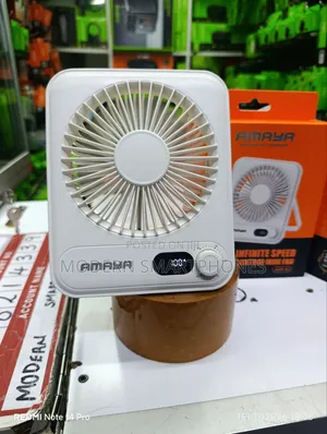 Amaya Mini Table Rechargable Fan