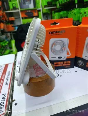 Amaya Mini Table Rechargable Fan