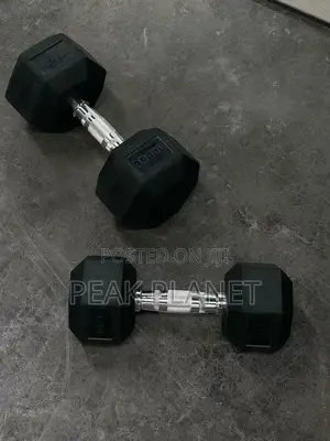 Rubber Dumbbells Set – Strong Grip Durable