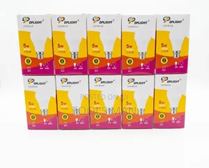 DPLIGHT 5W LED Bulb B22 Pin Type - Cool White (Pack of 1).