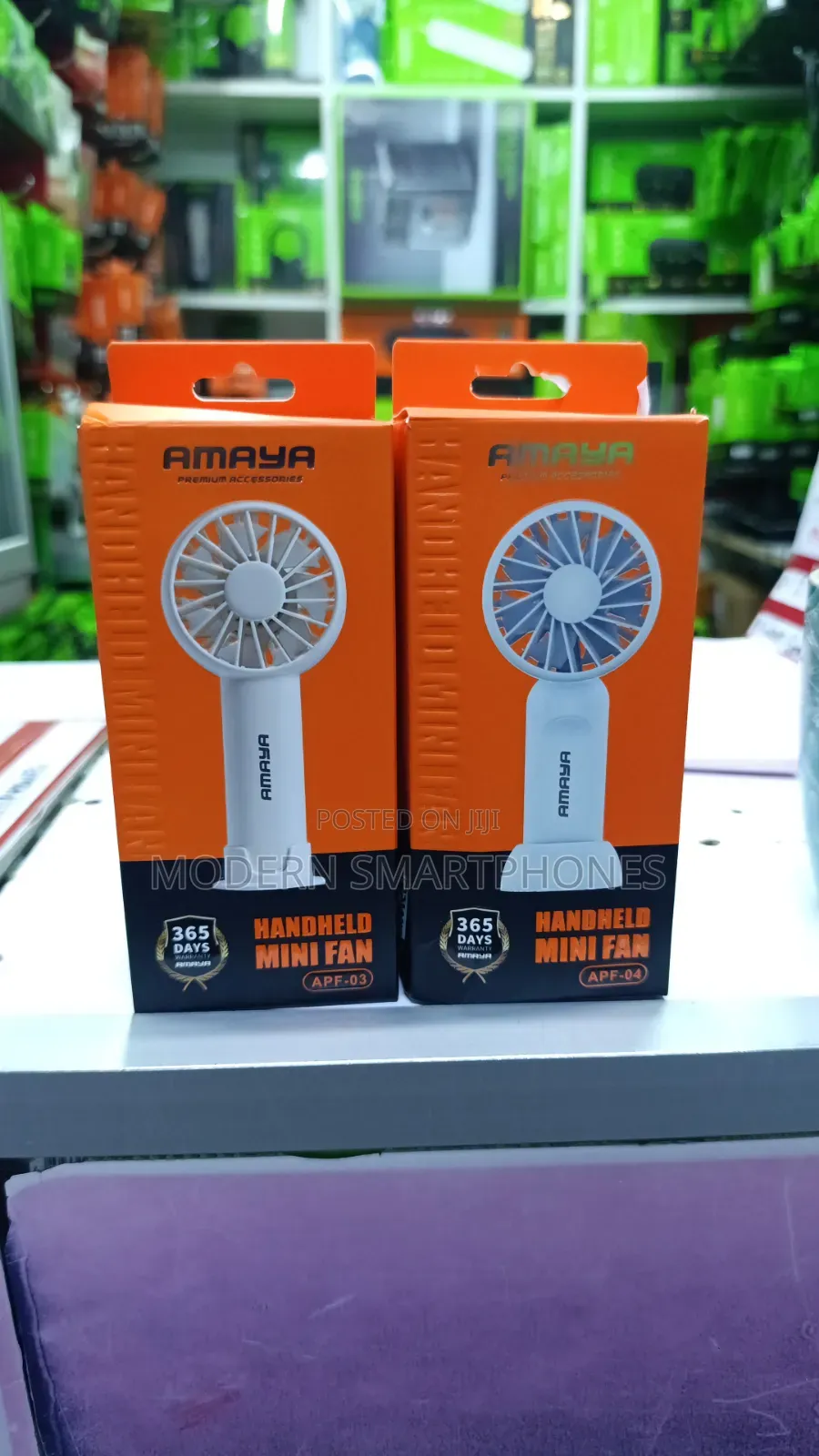 Amaya Rechargable Portable Mini Fan