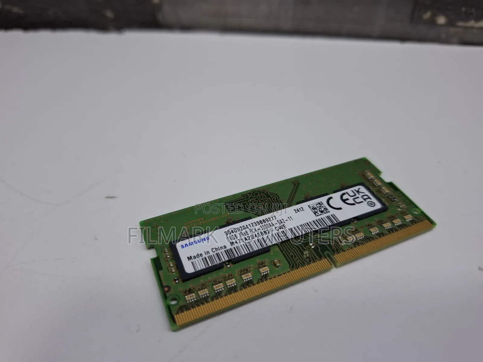 SAMSUNG 16GB 1Rx8 PC4-3200AA-SA2-11 Ram/Memory for Laptop