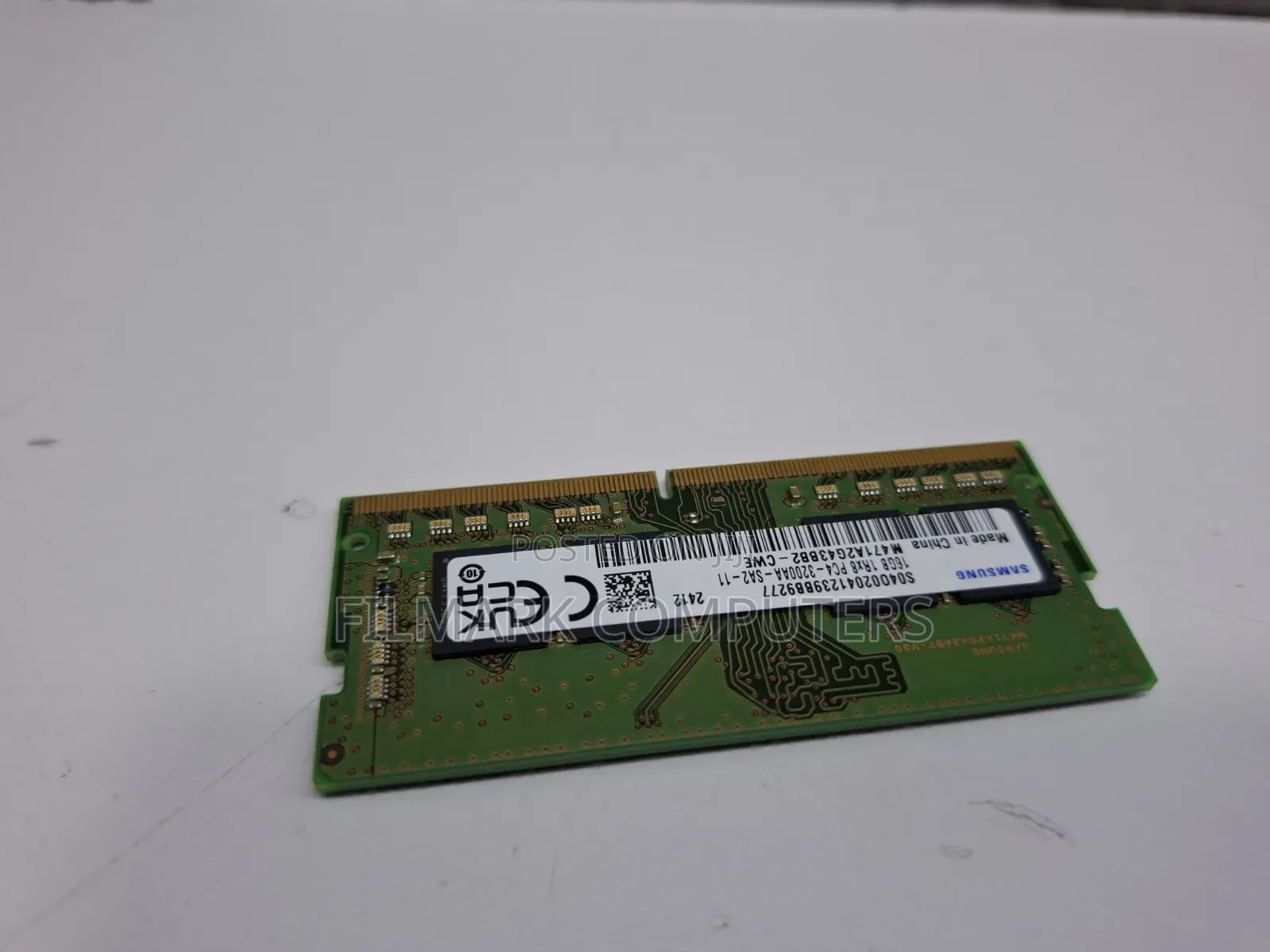 SAMSUNG 16GB 1Rx8 PC4-3200AA-SA2-11 Ram/Memory for Laptop