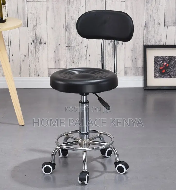Adjustable Stool: Hospital 360 Degree Stool With Backrest