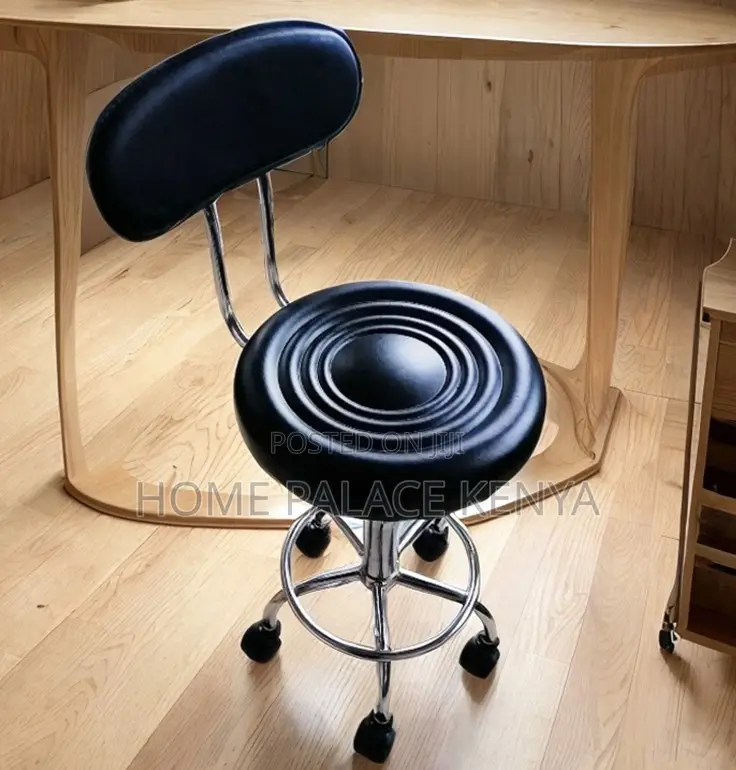 Adjustable Stool: Hospital 360 Degree Stool With Backrest