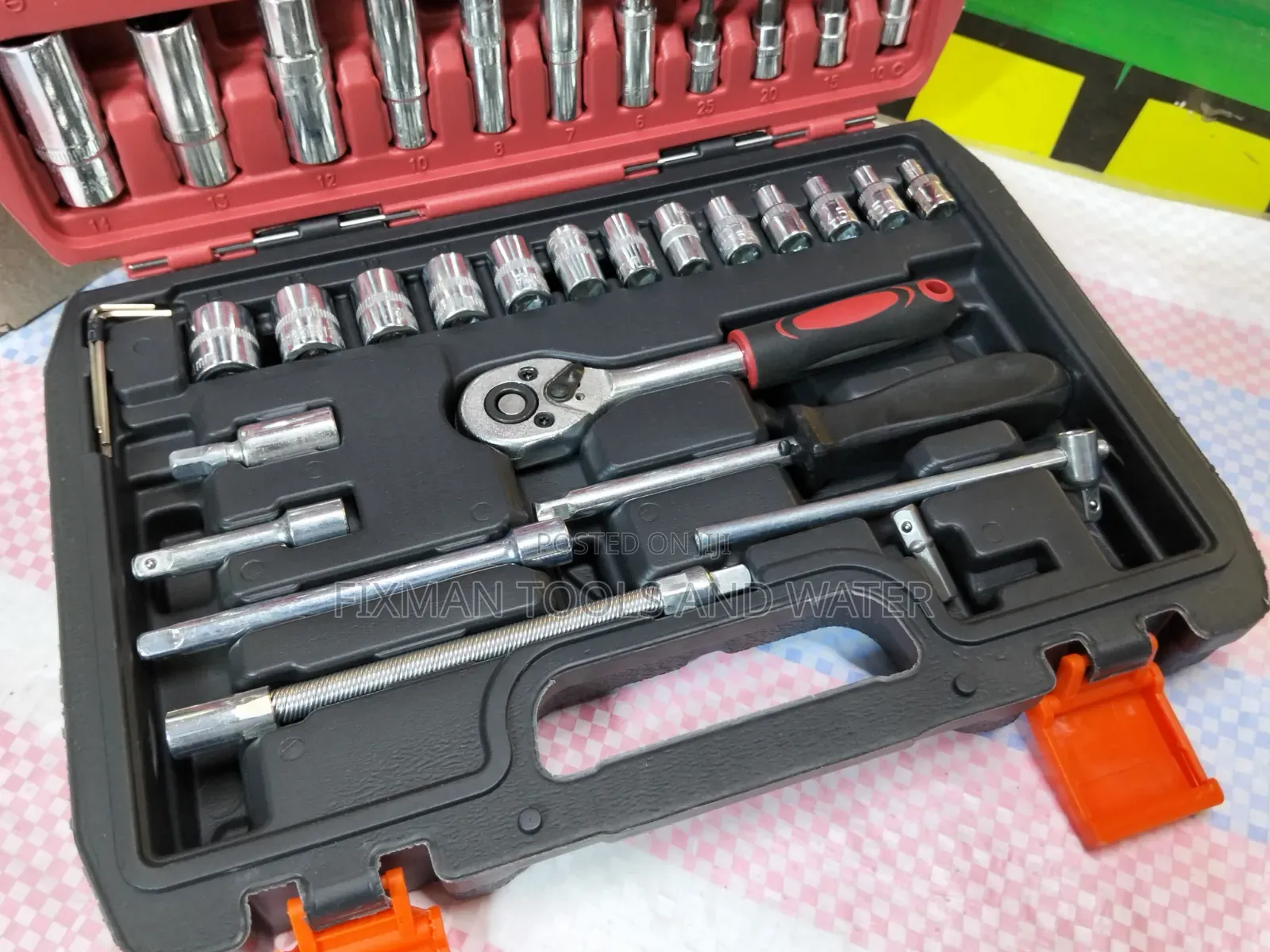 53 PCS Home Repair Spanner Tool Box Full Set