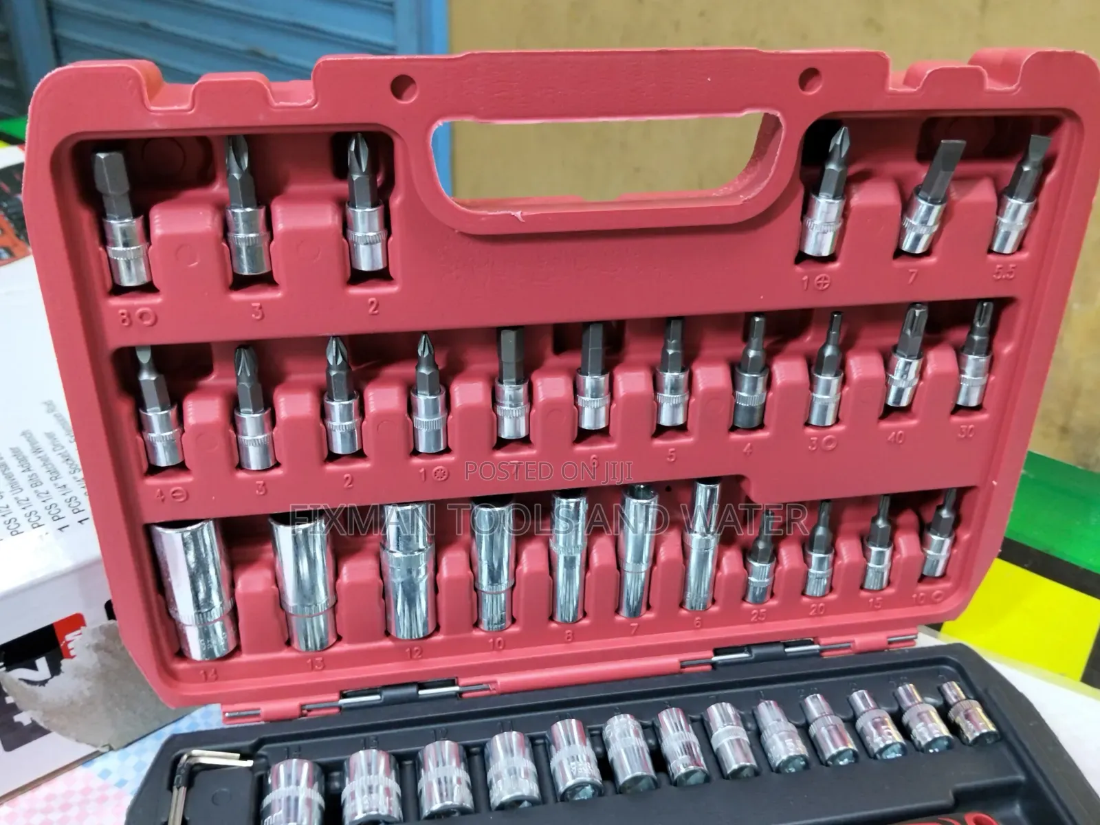 53 PCS Home Repair Spanner Tool Box Full Set