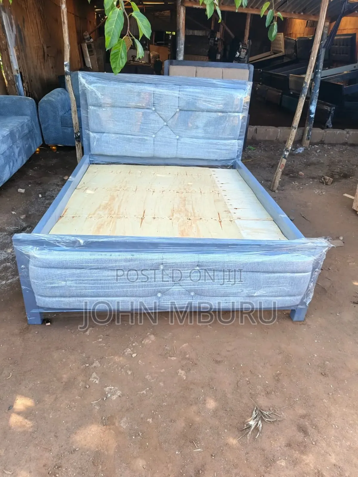 Light Gray Bed 4*6